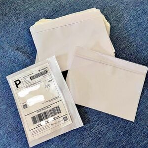 SHIPPING LABEL Envelopes 
Clear Adhesive Pack of 25 Fits 4x6 Labels
